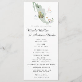 Mexiko | Programmet Destinationsbröllop Ceremony Program