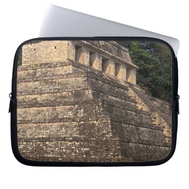 Mexiko, provinsen Chiapas, Palenque. Tempel 2 Laptop Sleeve (Framsidan)