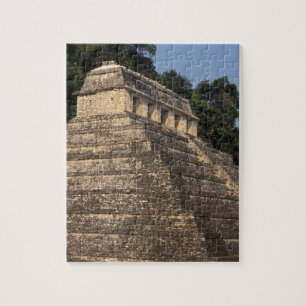 Mexiko, provinsen Chiapas, Palenque. Tempel 2 Pussel