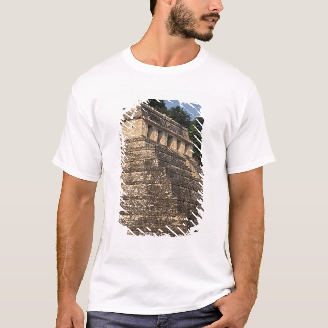 Mexiko, provinsen Chiapas, Palenque. Tempel 2 Tee Shirt (Framsida)