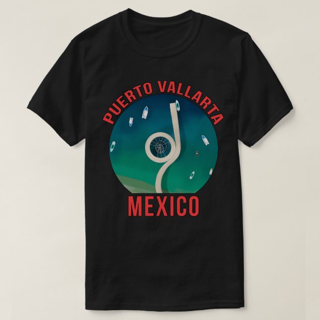 Mexiko Puerto Vallarta T Shirt (Design framsida)