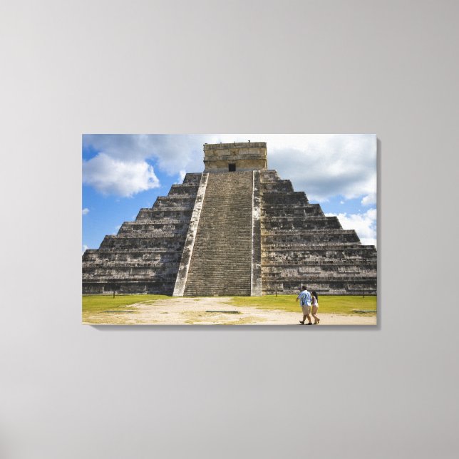 Mexiko, Quintana Roo, nära Cancun, Chichen 2 Canvastryck (Framsida)