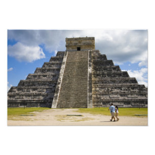 Mexiko, Quintana Roo, nära Cancun, Chichen 2 Fototryck