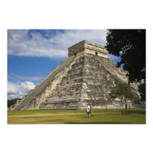 Mexiko, Quintana Roo, nära Cancun, Chichen 2 Fototryck