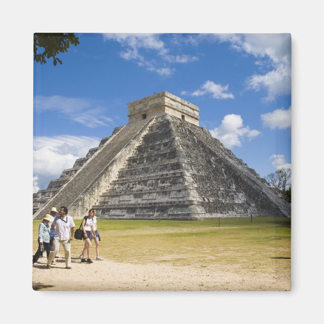 Mexiko, Quintana Roo, nära Cancun, Chichen 4 Magnet (Framsidan)