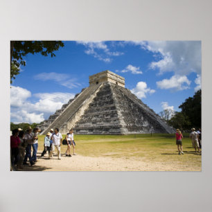Mexiko, Quintana Roo, nära Cancun, Chichen 4 Poster