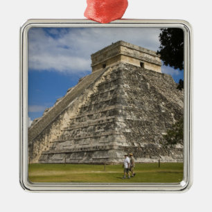 Mexiko, Quintana Roo, nära Cancun, Chichen 6 Julgransprydnad Metall