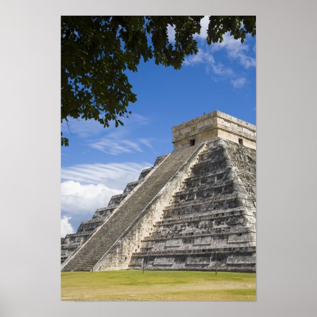 Mexiko, Quintana Roo, nära Cancun, Chichen Poster (Framsidan)