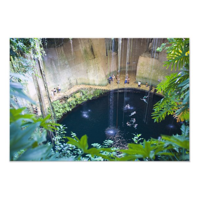 Mexiko, Quintana Roo, nära Chichen Itza Fototryck (Framsidan)