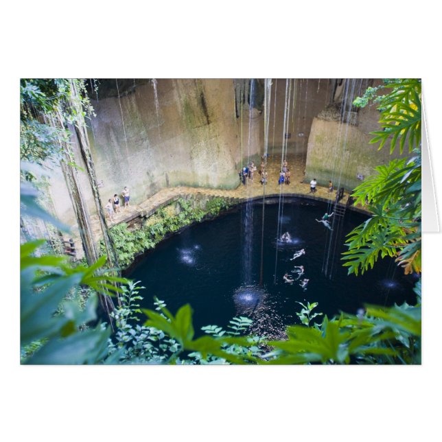 Mexiko, Quintana Roo, nära Chichen Itza Hälsningskort (Framsidan Horizontal)