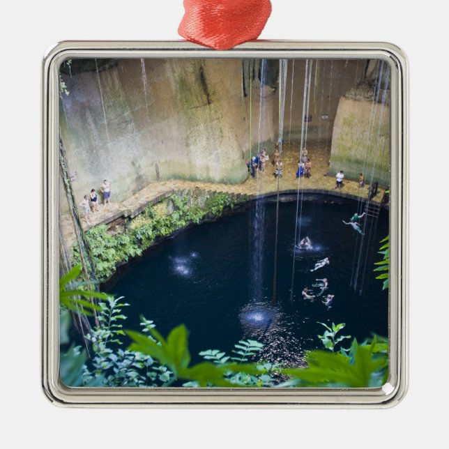 Mexiko, Quintana Roo, nära Chichen Itza Julgransprydnad Metall (Framsidan)