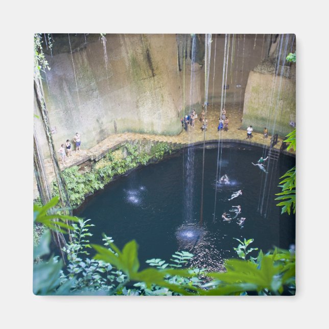 Mexiko, Quintana Roo, nära Chichen Itza Magnet (Framsidan)