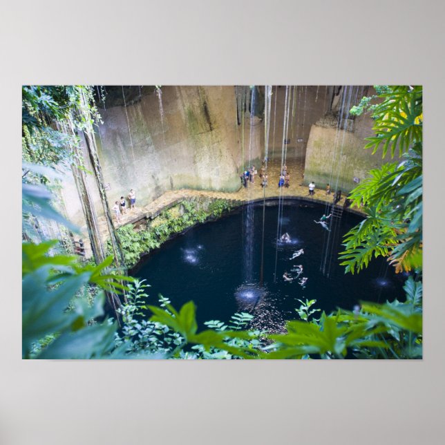 Mexiko, Quintana Roo, nära Chichen Itza Poster (Framsidan)