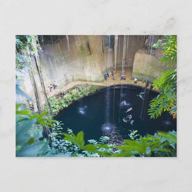 Mexiko, Quintana Roo, nära Chichen Itza, Vykort (Framsida)