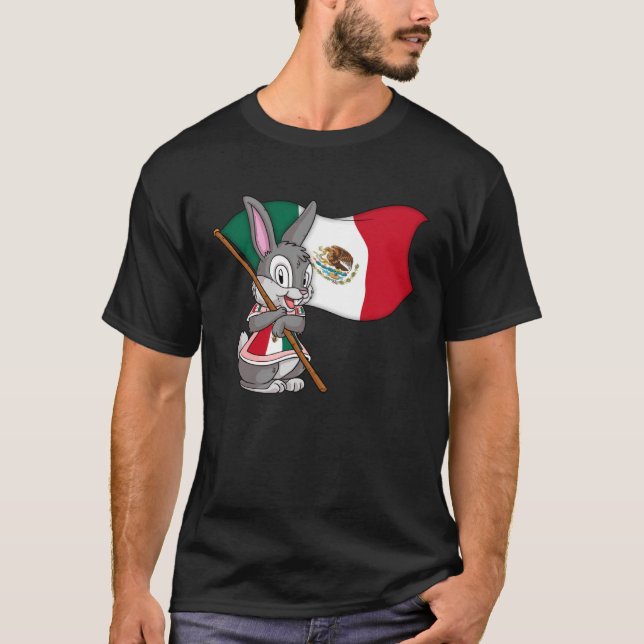 Mexiko Rabbit T Shirt (Framsida)