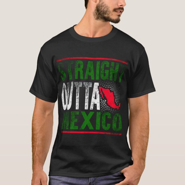 Mexiko Raka utlandet Mexiko T Shirt (Framsida)