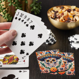 Mexiko | Resa Vintage Retro Sugar Skull Casinokort