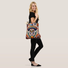 Mexiko | Resa Vintage Retro Sugar Skull Tygkasse