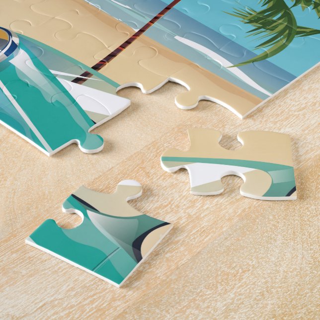 Mexiko - resande med reseaffisch i Flygplan Pussel (Sidan)