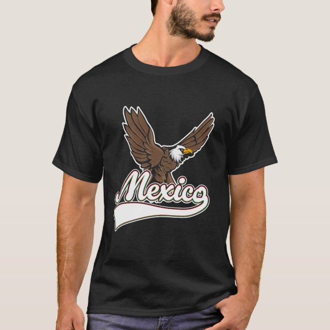 Mexiko Reslogotyp T Shirt (Framsida)