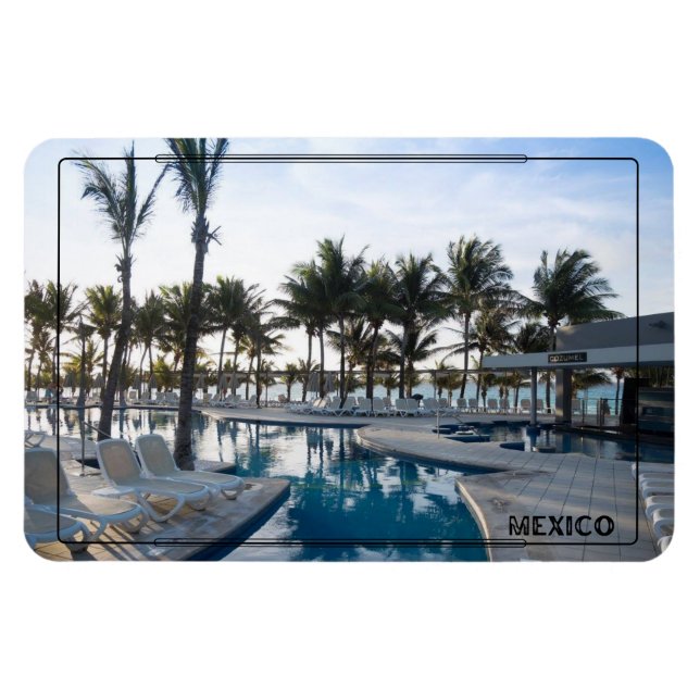Mexiko Resort Living Magnet (Horisontell)