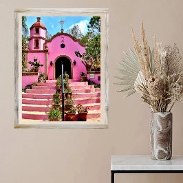 Mexiko Rosa Chapel Poster