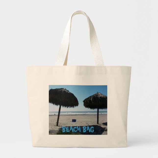 MEXIKO, Rosarito Beach, BEACH BAG Jumbo Tygkasse (Framsidan)