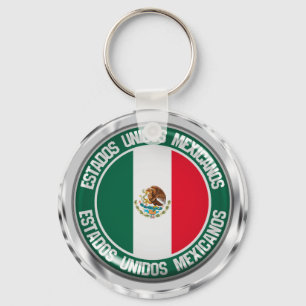 Mexiko Round Emblem Nyckelring