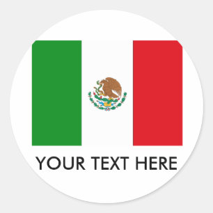 Mexiko Runt Klistermärke