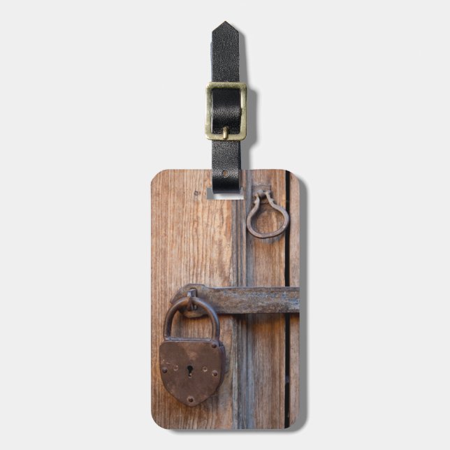 Mexiko, San Miguel De Allende. Detaljer om en dörr Bagagebricka (Vertikal Framsida)