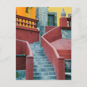 Mexiko, San Miguel de Allende, Färgrik Vykort