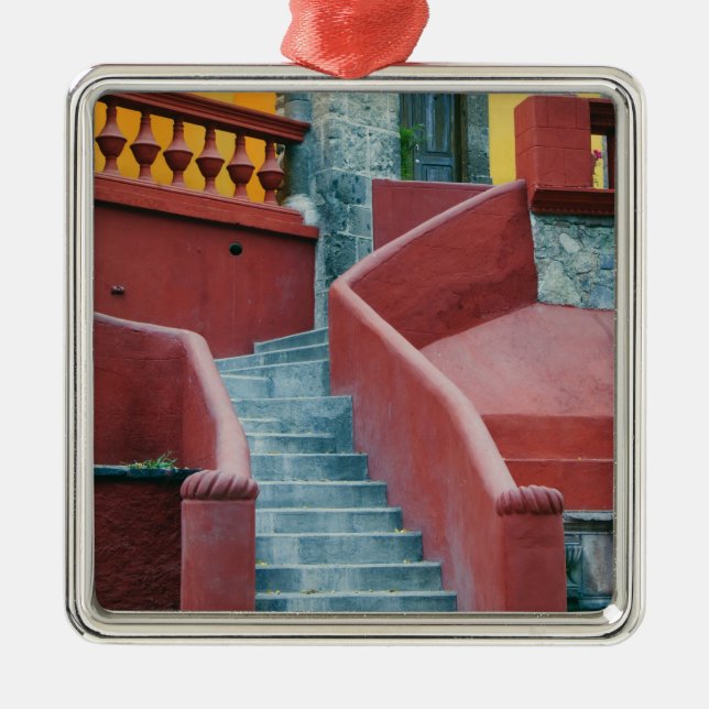 Mexiko, San Miguel de Allende, färgstark Julgransprydnad Metall (Framsidan)