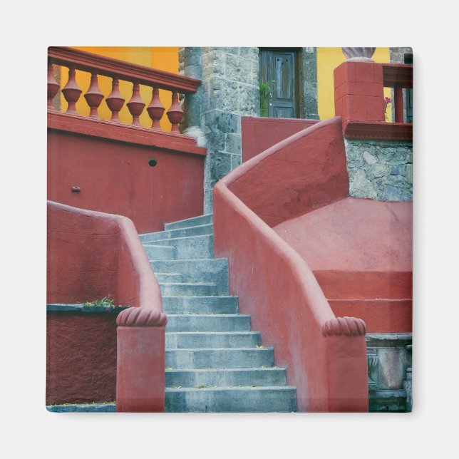 Mexiko, San Miguel de Allende, färgstark Magnet (Framsidan)