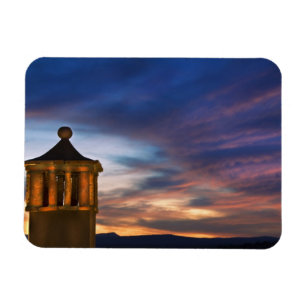 Mexiko, San Miguel de Allende. Solnedgång över Magnet