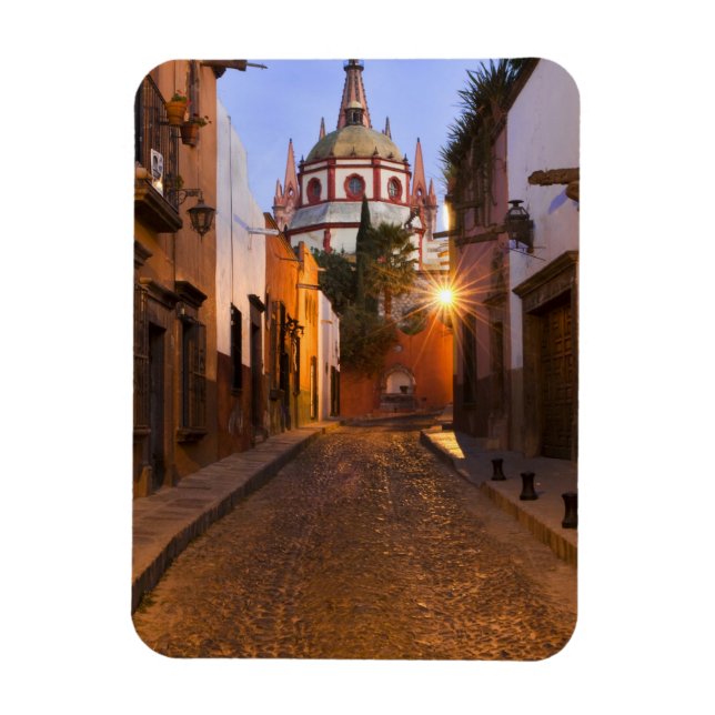Mexiko, San Miguel de Allende. Tidig morgon Magnet (Vertikal)