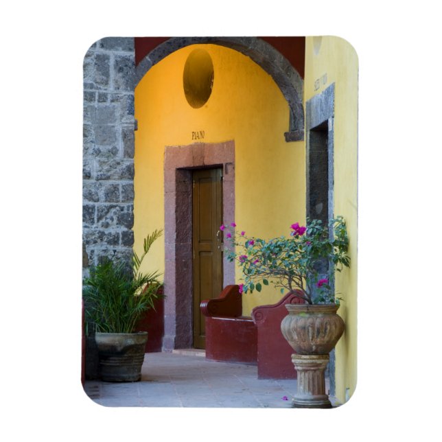 Mexiko, San Miguel de Allende, valvformad ingång Magnet (Vertikal)