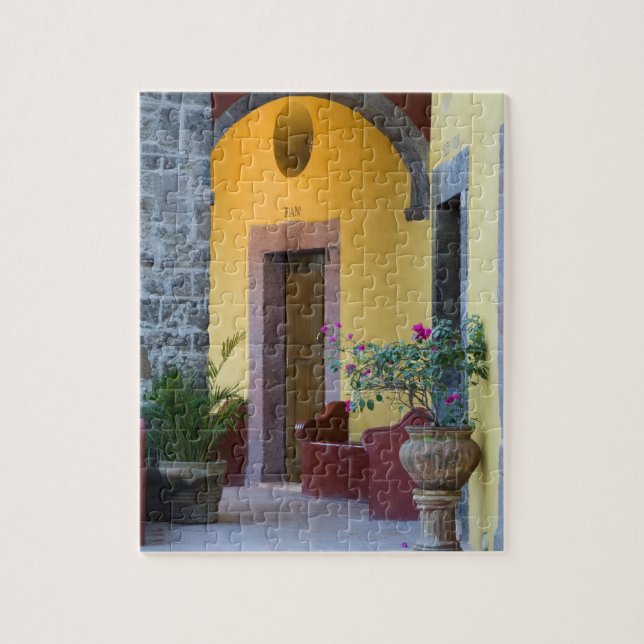 Mexiko, San Miguel de Allende, valvformad ingång Pussel (Vertikal)