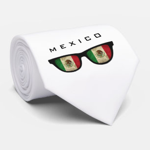 Mexiko Shades anpassningsbar text och färg tie Slips