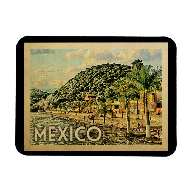Mexiko Sjö Chapala Vintage resor Magnet (Horisontell)