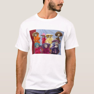 Mexiko. Skelett-Catrinas, figurer som firar T-shirt