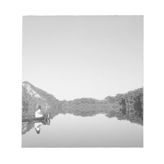 Mexiko, skogsvaktare med sin son, CONANP-parkpatru Anteckningsblock (Framsida)