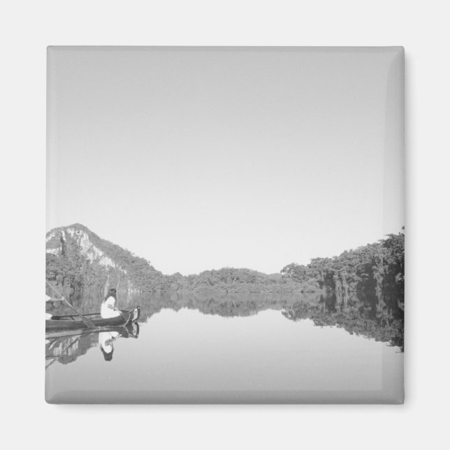 Mexiko, skogsvaktare med sin son, CONANP-parkpatru Magnet (Framsidan)