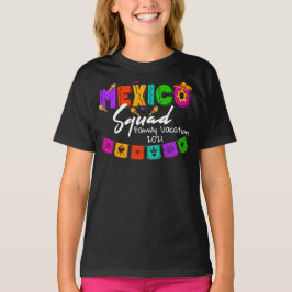 Mexiko Squad Färg Group Matching Anpassningsbar T- T Shirt