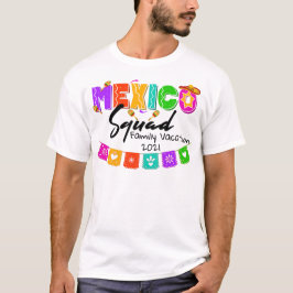 Mexiko Squad Färg Group Matching Anpassningsbar T- T Shirt