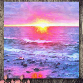 Mexiko Sunset 0909 Art. Canvastryck