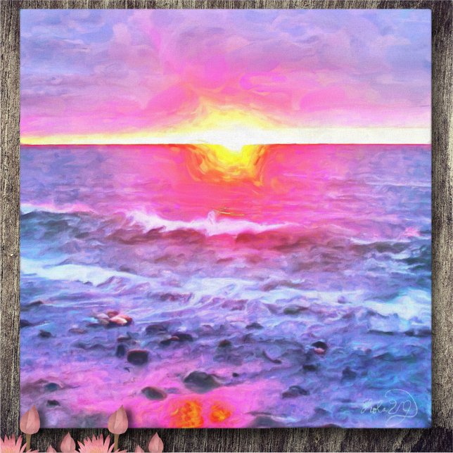 Mexiko Sunset 0909 Art. Canvastryck (Skapare uppladdad)