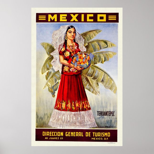 Mexiko Tehuantepec Poster (Framsidan)