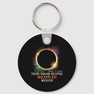 Mexiko totalt Solar Eclipse 2024 Nyckelring