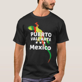 Mexiko Tradition Lizard Iguana Puerto Vallarta T Shirt