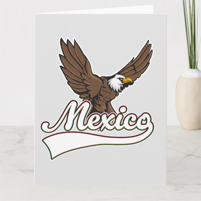 Mexiko Travel logotyp Kort (Framsida)